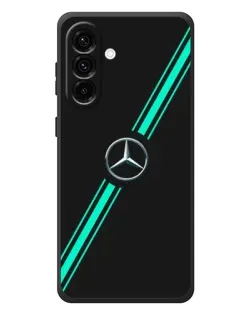Чохол для Samsung Galaxy A57 з картинкою «Спортивні лінії Mercedes»