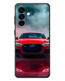 Чехол для Samsung Galaxy A57 с картинкой «Audi RS — красный стиль»