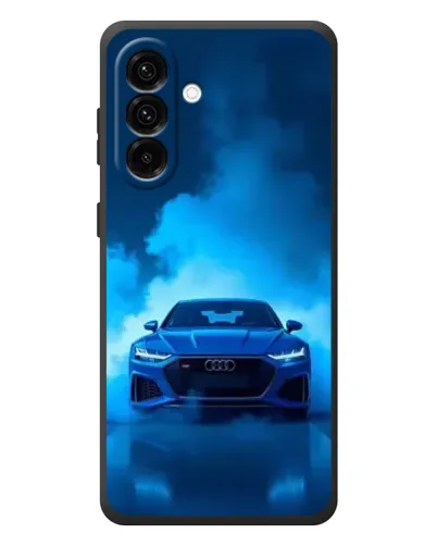 Чехол для Samsung Galaxy A57 с картинкой «Audi — голубая энергия»