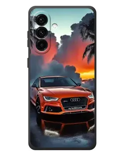 Чехол для Samsung Galaxy A57 с картинкой «Audi — закат»