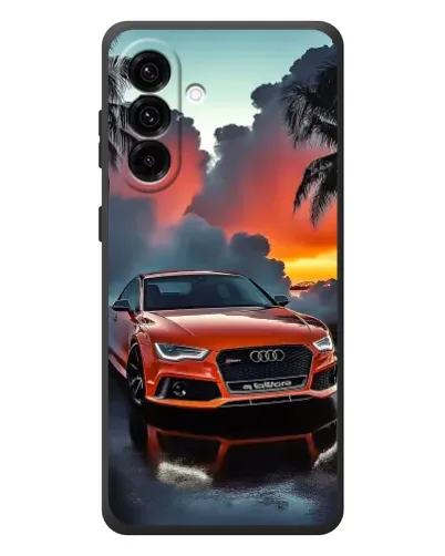 Чехол для Samsung Galaxy A57 с картинкой «Audi — закат»