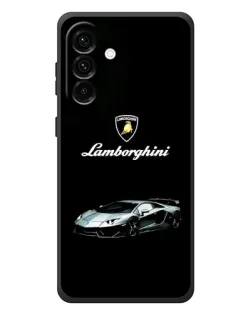 Чехол для Samsung Galaxy A57 с картинкой «Логотип Lamborghini классика»