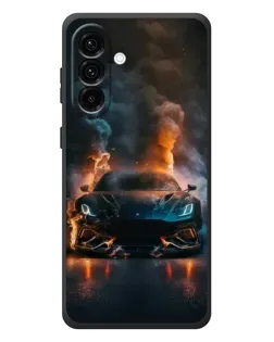 Чехол для Samsung Galaxy A57 с картинкой «Lamborghini дымная эстетика»