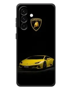 Чехол для Samsung Galaxy A57 с картинкой «Lamborghini желтый акцент»