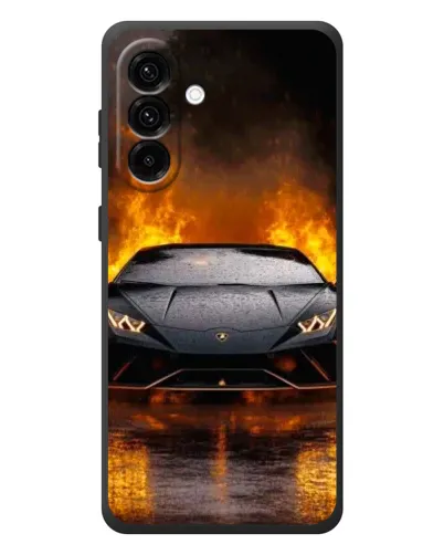 Чехол для Samsung Galaxy A57 с картинкой «Lamborghini в огне» Чехол для Samsung Galaxy A57 с картинкой «Lamborghini в огне»
