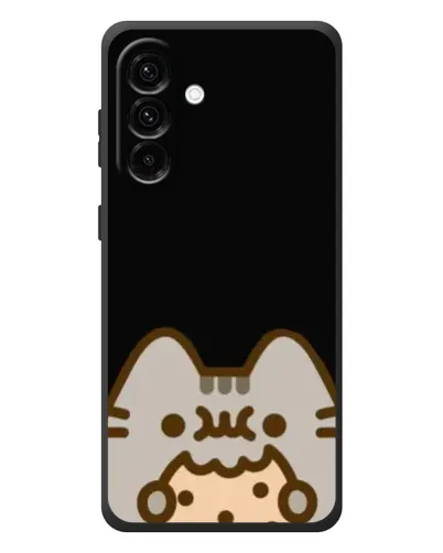 Чохол для Samsung Galaxy A57 з картинкою «Пушин на чорному»