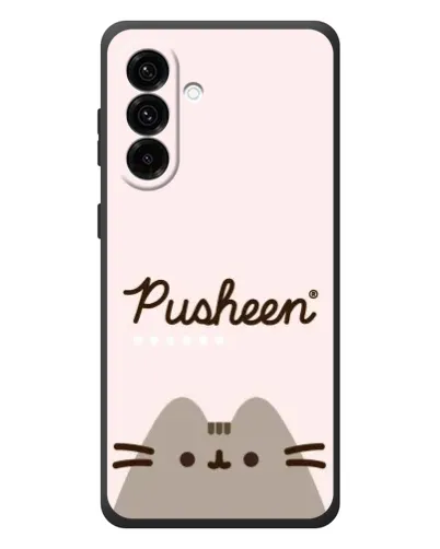 Чохол для Samsung Galaxy A57 з картинкою «Pusheen логотип»