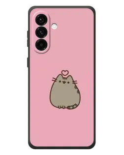 Чохол для Samsung Galaxy A57 з картинкою «Pusheen серце»