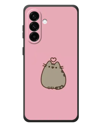 Чохол для Samsung Galaxy A57 з картинкою «Pusheen серце»