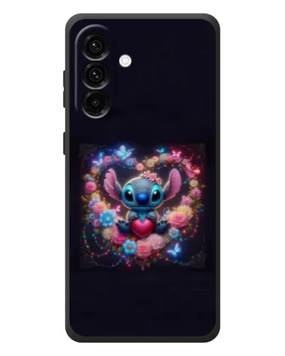 Чохол для Samsung Galaxy A57 з картинкою «Stitch у квітах»