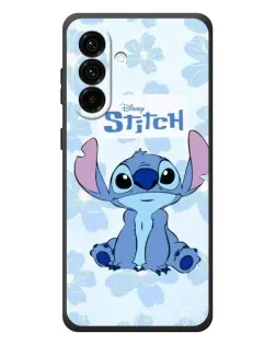 Чохол для Samsung Galaxy A57 з картинкою «Stitch серед квітів»