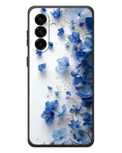 Чехол для Samsung Galaxy A57 с картинкой «Голубой цветочный каскад» Чехол для Samsung Galaxy A57 с картинкой «Голубой цветочный каскад»