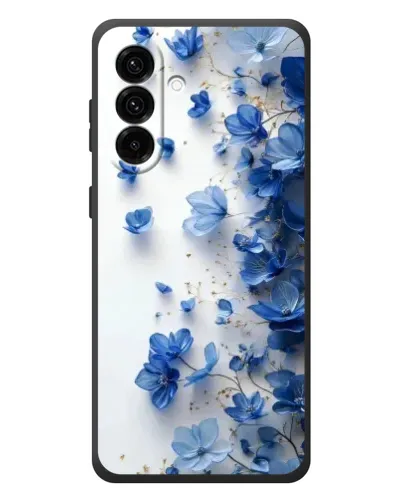 Чехол для Samsung Galaxy A57 с картинкой «Голубой цветочный каскад» Чехол для Samsung Galaxy A57 с картинкой «Голубой цветочный каскад»