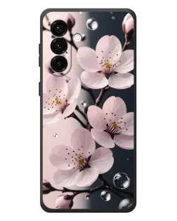 Чехол для Samsung Galaxy A57 с картинкой «Нежная сакура и капли» Чехол для Samsung Galaxy A57 с картинкой «Нежная сакура и капли»