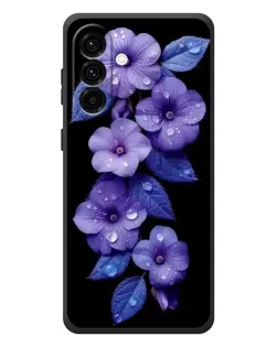 Чехол для Samsung Galaxy A57 с картинкой «Фиолетовые цветы с росою» Чехол для Samsung Galaxy A57 с картинкой «Фиолетовые цветы с росою»