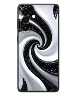 Чехол для Samsung Galaxy A57 с картинкой «Черно-белая спираль» Чехол для Samsung Galaxy A57 с картинкой «Черно-белая спираль»