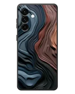 Чехол для Samsung Galaxy A57 с картинкой «Цветные волны каньона»