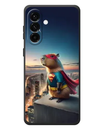 Чохол для Samsung Galaxy A57 з картинкою «Капі-мен супергерой»