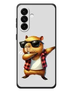 Чохол для Samsung Galaxy A57 з картинкою «Капібара репер даб»