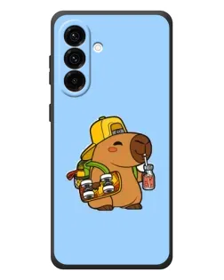 Чохол для Samsung Galaxy A57 з картинкою «Капібара на скейті»