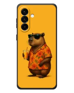 Чохол для Samsung Galaxy A57 з картинкою «Капібара на відпочинку»
