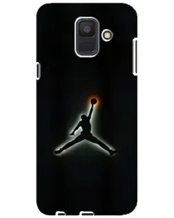 Чехол для Samsung Galaxy A6 2018 (A600F) с картинкой «Jordan Gradient Logo»