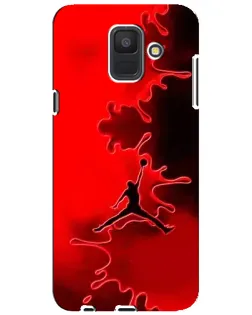 Чехол для Samsung Galaxy A6 2018 (A600F) с картинкой «Jordan Red Smoke»