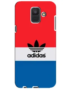 Чехол для Samsung Galaxy A6 2018 (A600F) с картинкой «Ретро блоки Adidas»