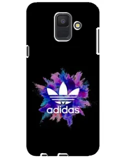 Чехол для Samsung Galaxy A6 2018 (A600F) с картинкой «Взрыв красок Adidas»