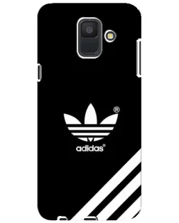 Чехол для Samsung Galaxy A6 2018 (A600F) с картинкой «Adidas с диагональными полосами»