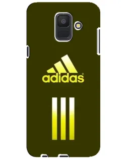 Чехол для Samsung Galaxy A6 2018 (A600F) с картинкой «Оливковый градиент Adidas»