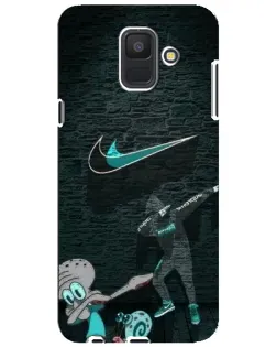 Чехол для Samsung Galaxy A6 2018 (A600F) с картинкой «Спортивный арт Nike»