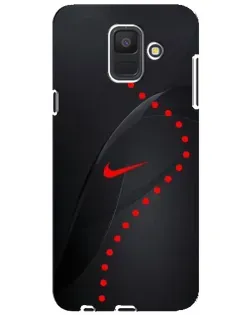 Чехол для Samsung Galaxy A6 2018 (A600F) с картинкой «Абстрактный дизайн Nike»