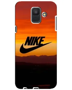 Чехол для Samsung Galaxy A6 2018 (A600F) с картинкой «Nike — вечерний горизонт»