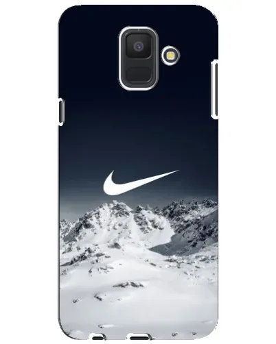 Чехол для Samsung Galaxy A6 2018 (A600F) с картинкой «Nike — зимние горы»