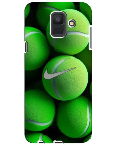 Чехол для Samsung Galaxy A6 2018 (A600F) с картинкой «Теннисные мячи Найк»