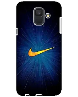 Чохол для Samsung Galaxy A6 2018 (A600F) з картинкою «Синій пульс Nike»