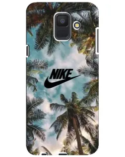 Чохол для Samsung Galaxy A6 2018 (A600F) з картинкою «Тропічний принт Nike»