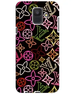 Чехол для Samsung Galaxy A6 2018 (A600F) с картинкой «Неоновый микс Nike» Чехол для Samsung Galaxy A6 2018 (A600F) с картинкой «Неоновый микс Nike»