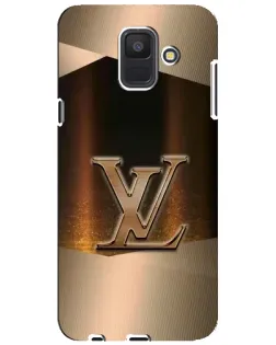 Чехол для Samsung Galaxy A6 2018 (A600F) с картинкой «LV — золотое сияние»