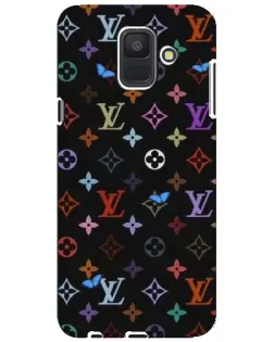 Чехол для Samsung Galaxy A6 2018 (A600F) с картинкой «Цветная монограмма LV»