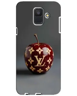 Чехол для Samsung Galaxy A6 2018 (A600F) с картинкой «Красное яблоко LV»