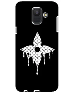 Чехол для Samsung Galaxy A6 2018 (A600F) с картинкой «Цветочная монограмма»