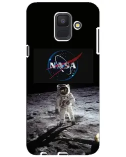 Чехол для Samsung Galaxy A6 2018 (A600F) с картинкой «Астронавт на Луне»