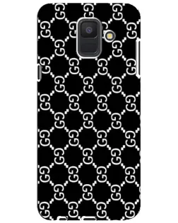 Чехол для Samsung Galaxy A6 2018 (A600F) с картинкой «Gucci — сетчатый паттерн»