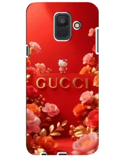 Чехол для Samsung Galaxy A6 2018 (A600F) с картинкой «Gucci — золотой сад»