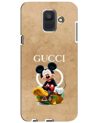 Чехол для Samsung Galaxy A6 2018 (A600F) с картинкой «Микки Маус Gucci — крафт» Чехол для Samsung Galaxy A6 2018 (A600F) с картинкой «Микки Маус Gucci — крафт»