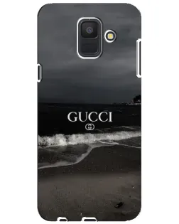 Чехол для Samsung Galaxy A6 2018 (A600F) с картинкой «Gucci — морской прибой»