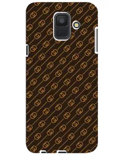 Чехол для Samsung Galaxy A6 2018 (A600F) с картинкой «Gucci — золотые диагонали»
