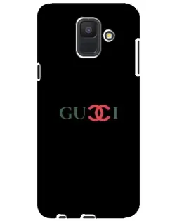 Чехол для Samsung Galaxy A6 2018 (A600F) с картинкой «Gucci — красный градиент»